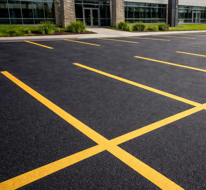 Reliable line painting and parking lot striping services in Edmonton